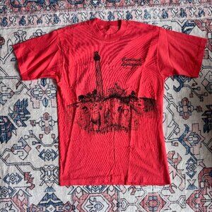 Vintage 90s Lighthouse , Corolla NC 1993 T-Shirt - size Large single stitch